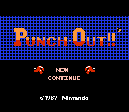 Punch-Out!! (Gold Edition) Title Screen